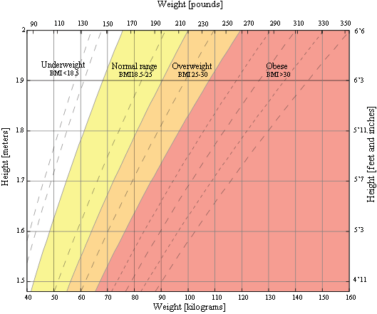 Male and Female Standards Calculator